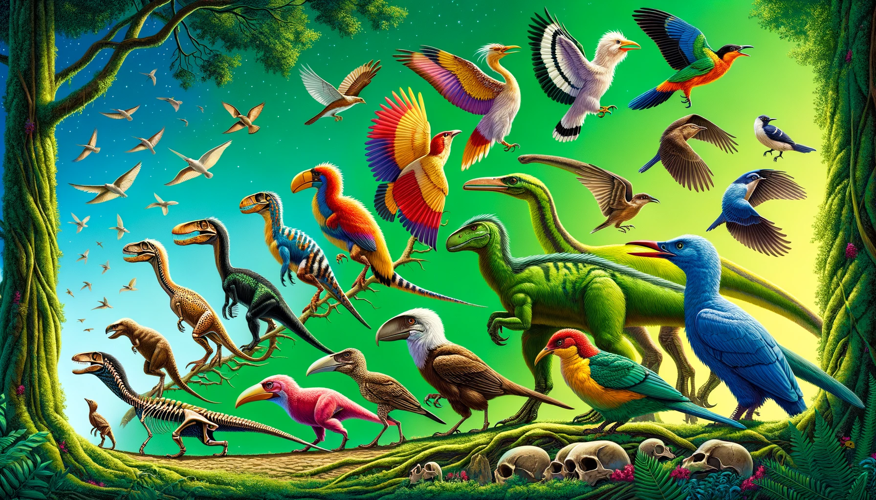 What is the evolutionary history of birds? : Bird World Guide